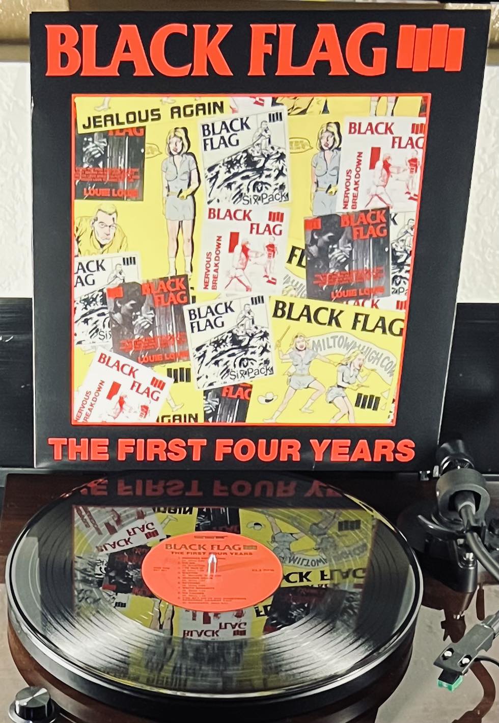 Black Flag's The First Four Years record