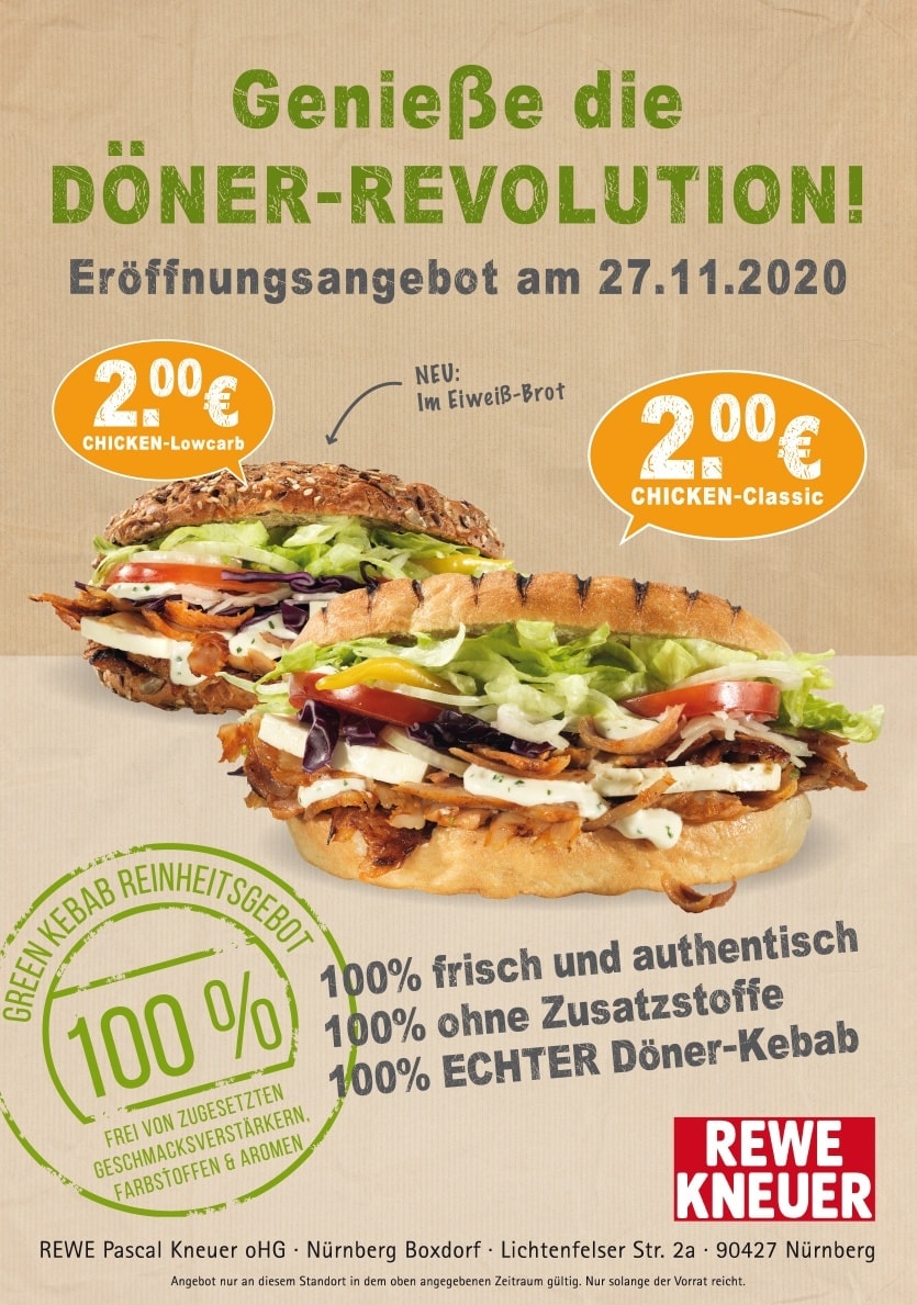 REWE Kneuer - Ab Freitag gibt es bei uns Döner 🥙🥙🥙 Mit... | Facebook