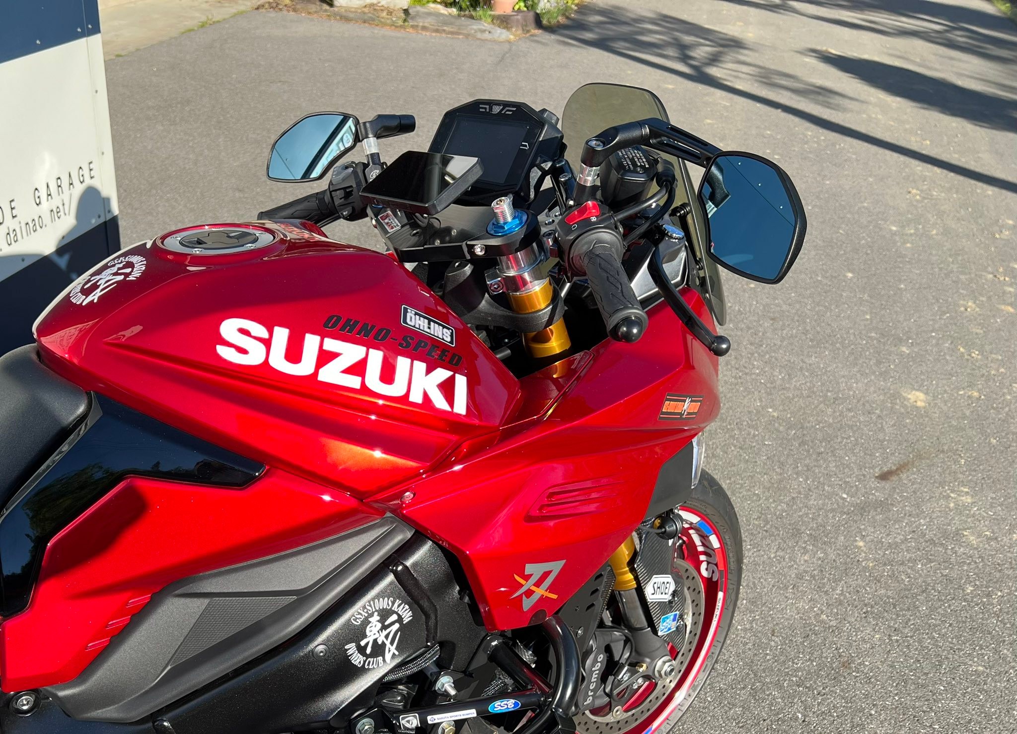 GSX-S1000S KATANA OHNO-SPEED ショートタンクカバー