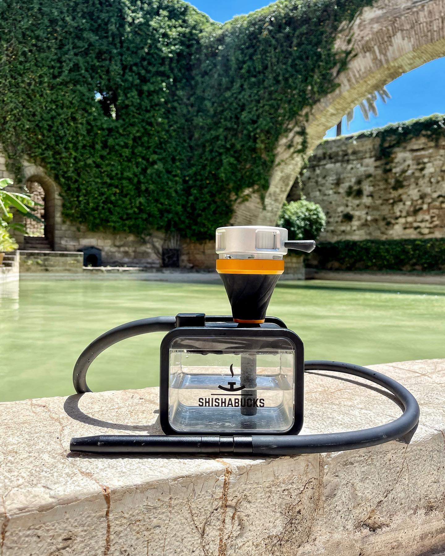 SHISHABUCKS CLOUDTANK シーシャセット Cloud|Tank with Gold Sky Bowl 