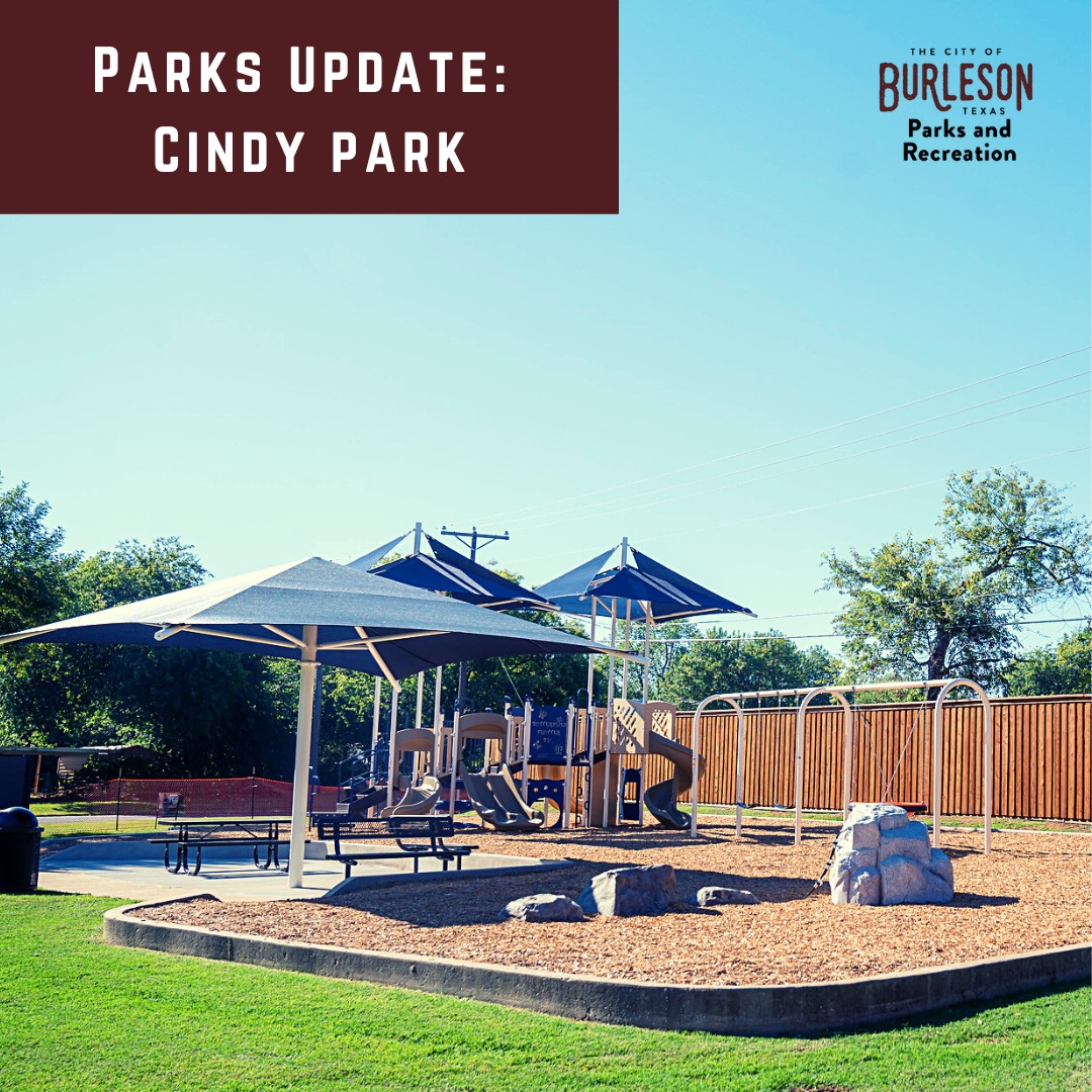 Burleson Parks and Recreation - Park Update: Cindy Park Ornamental ...