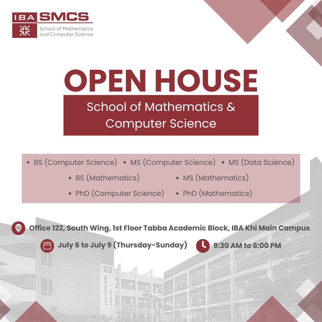 IBA School of Mathematics & Computer Science | Karachi