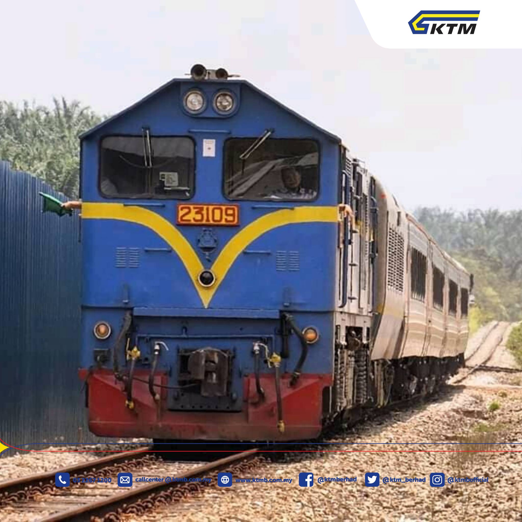 KTM Berhad - Selamat Pagi 😄 #KTMB #ETS #Komuter...