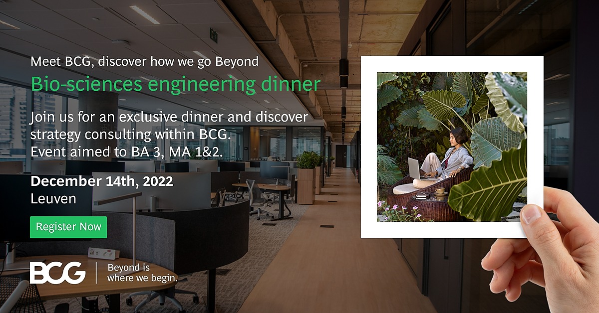 LBK Bedrijvenrelaties - Meet BCG, discover how they Go #beyond! 🌍 BCG ...
