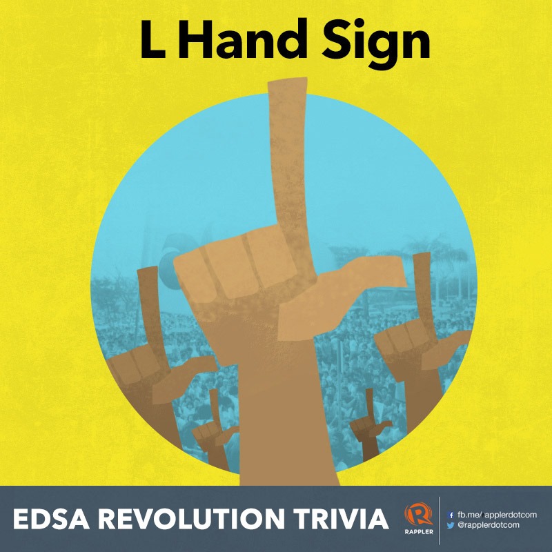 Rappler - L Hand Sign -It is done by extending the thumb and the index ...