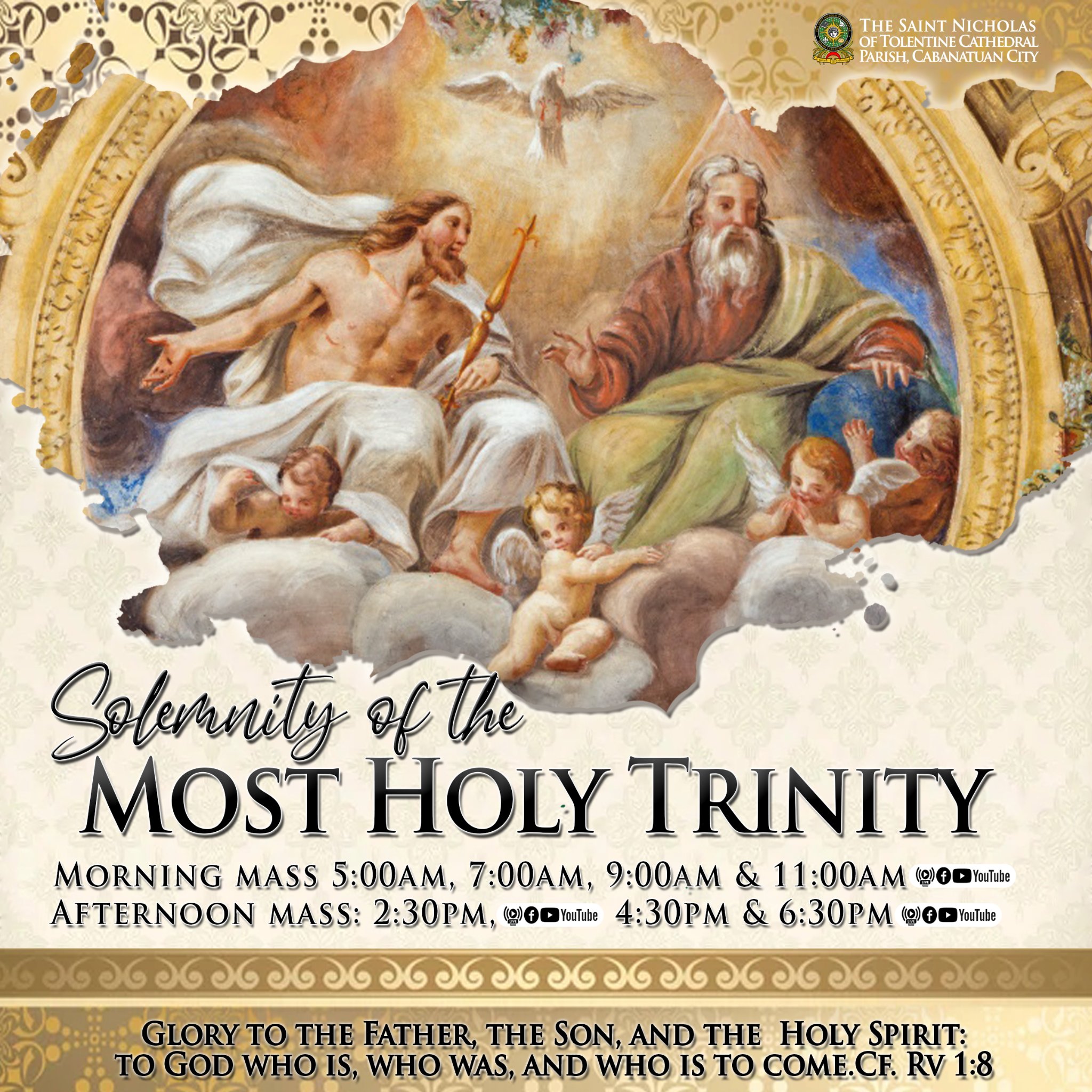 SOLEMNITY OF THE MOST HOLY TRINITY || June 12, 2022 Today we celebrate ...