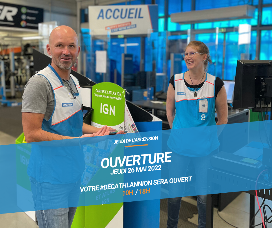 [ OUVERTURE EXCEPTIONNELLE JEUDI DE... - Decathlon Lannion
