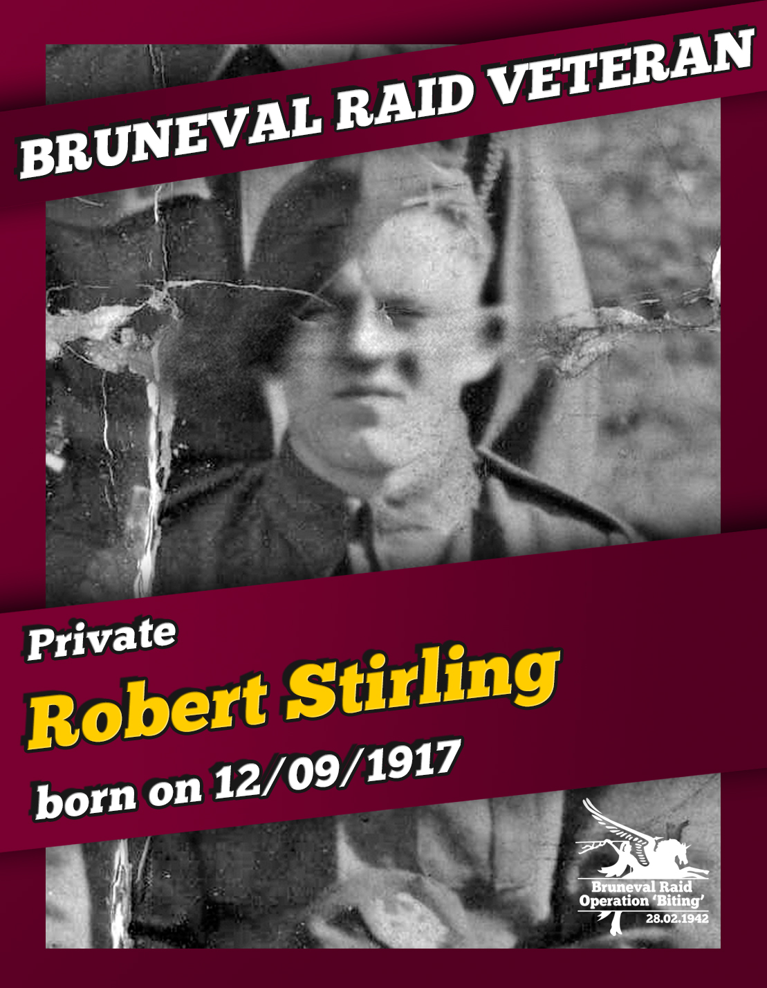 Bruneval - 🇬🇧 BRUNEVAL RAID VETERAN: Private Robert Stirling 2nd ...