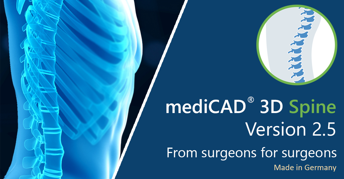 The new #mediCAD® #Spine 2D/3D... - mediCAD Hectec GmbH