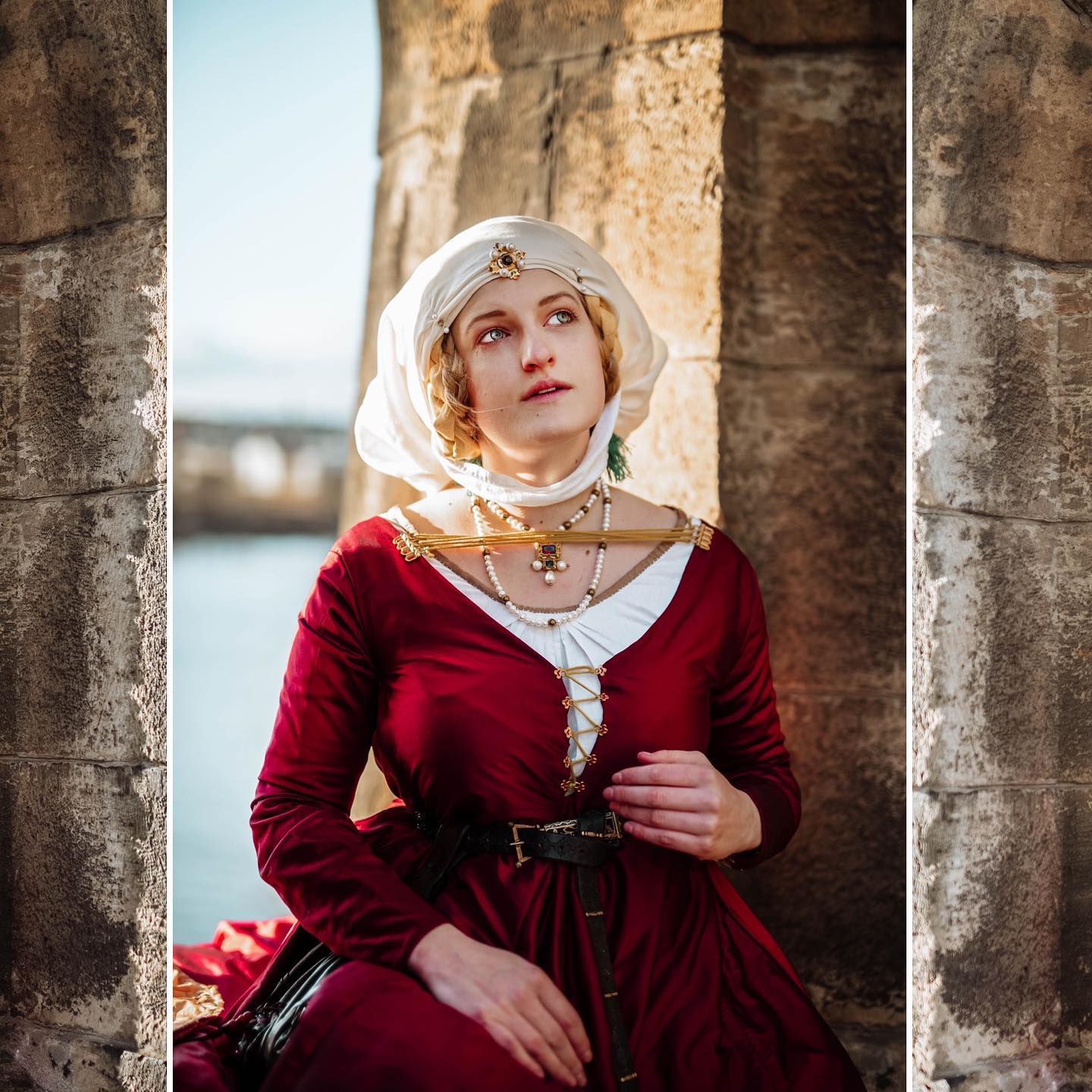 lady damascus red dress Once again my 15th century made for a swiss middle class woman. I'm adding it intentionally, for this Wednesday we are about to shoot some serious photos with the amazing @gigi_photoscz lx-WDRS574