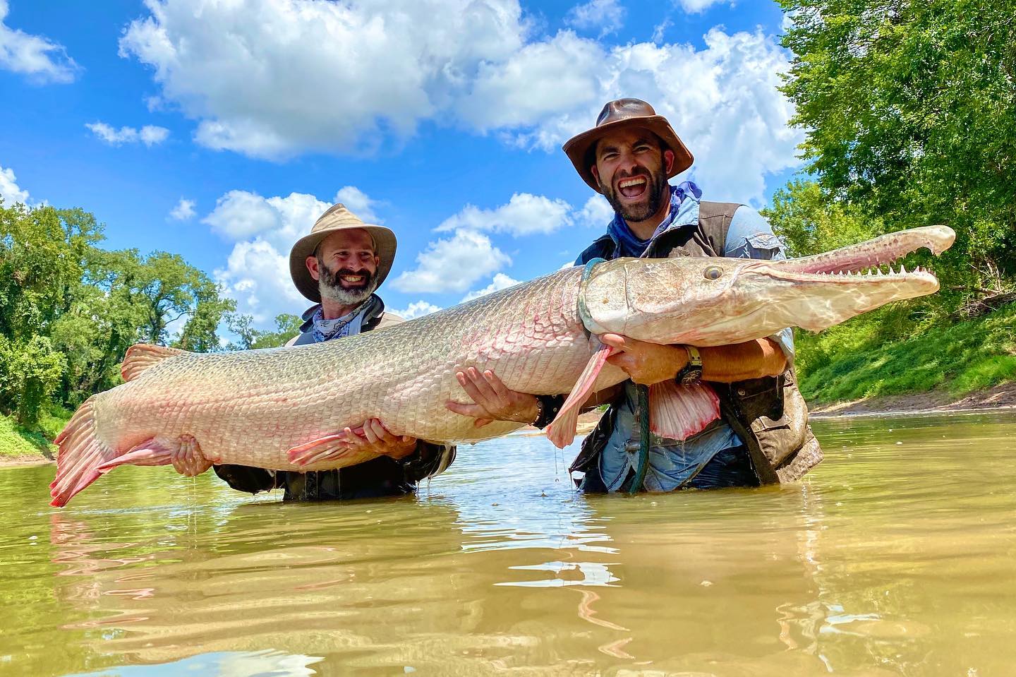 Coyote Peterson - 7’6 inches 220 lbs - truly an epic fish and we are ...