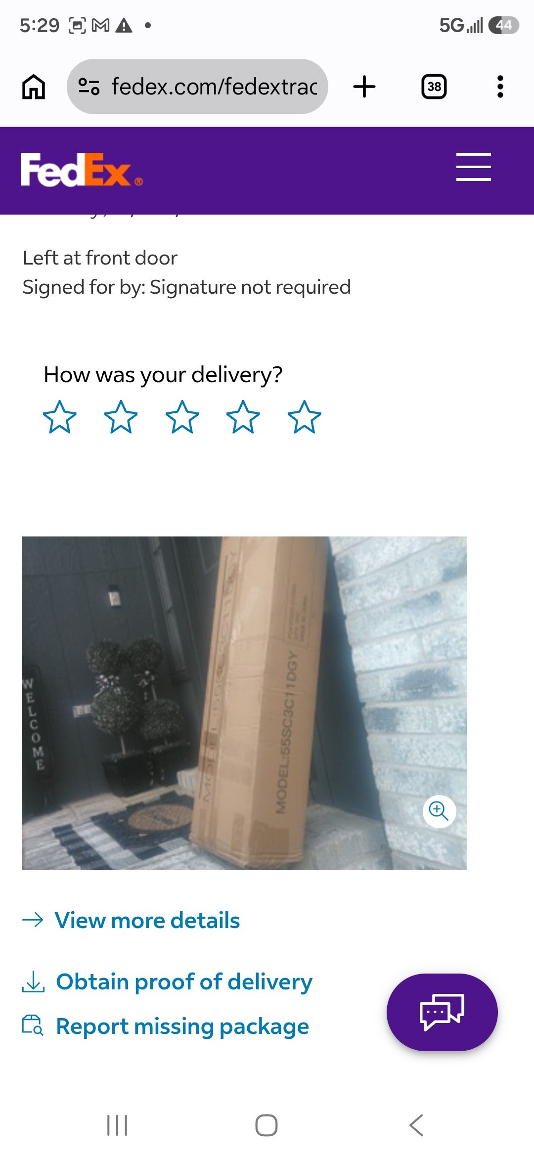 Did FedEx deliver an espresso machine to the wrong address in