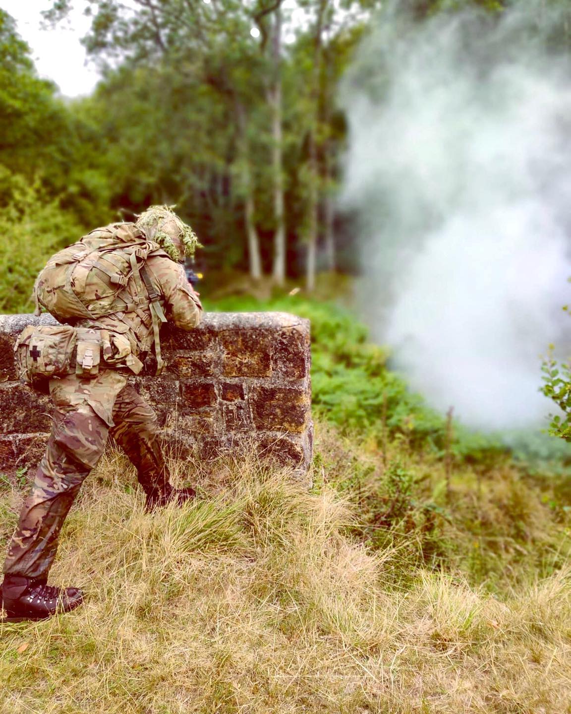 A Hussar provides fire support... - The King's Royal Hussars