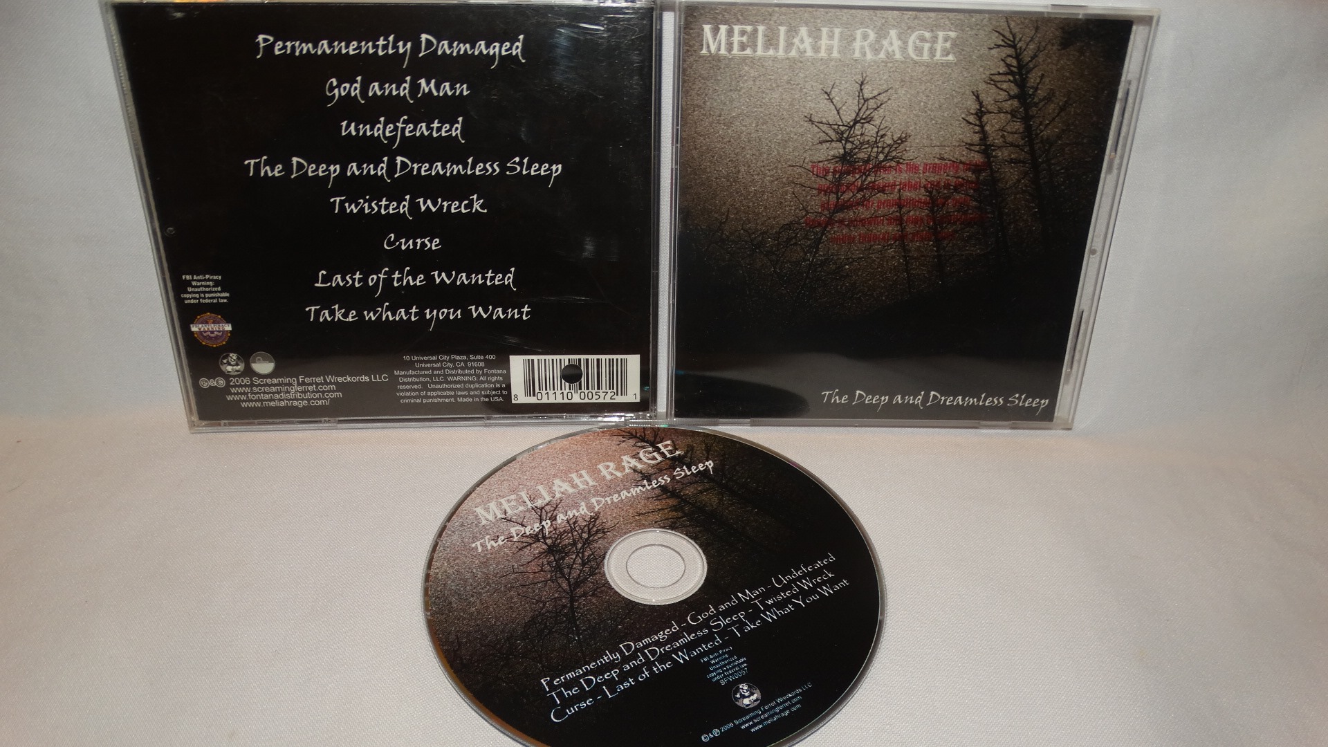 HardShop Heavy Metal Store - Meliah Rage ~ Deep And Dreamless Sleep ...