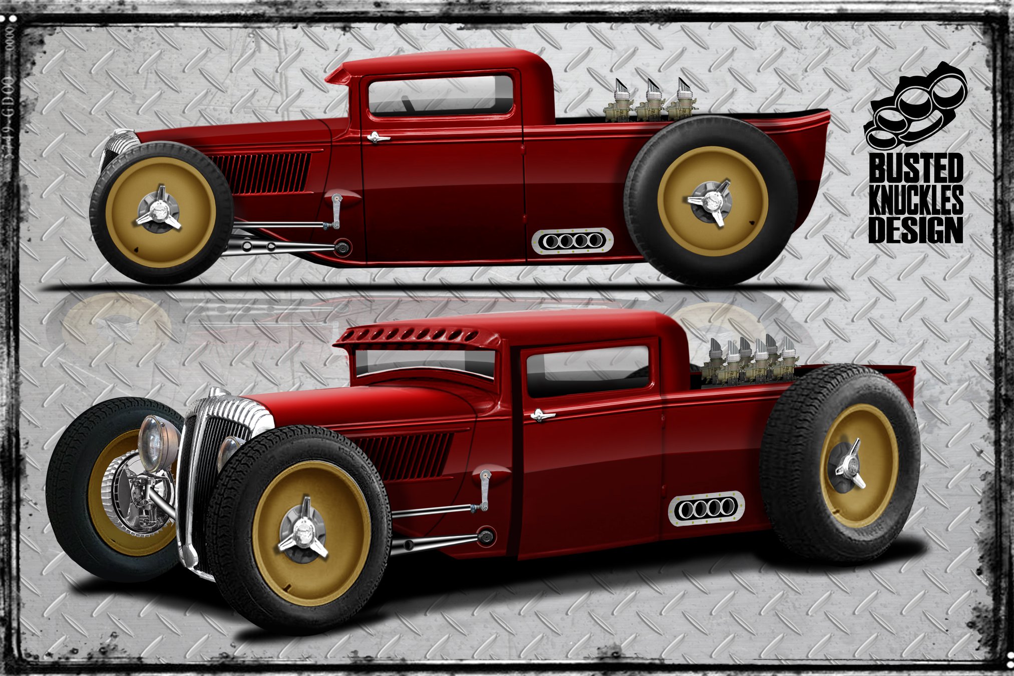 Street Rod Renderings Rat Rod Rendering2 By SurfaceNick On DeviantArt