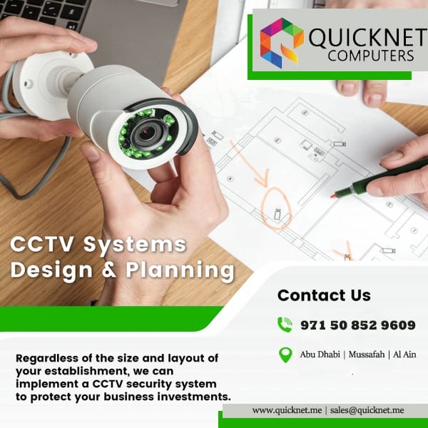 Quicknet - CCTV camera installation Abu Dhabi and Dubai....
