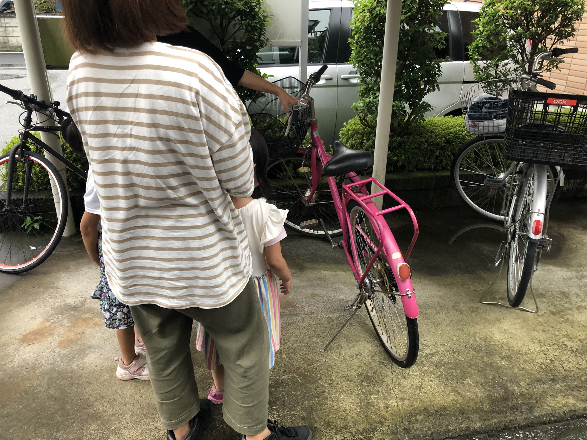 保育園からお迎え要請 自転車