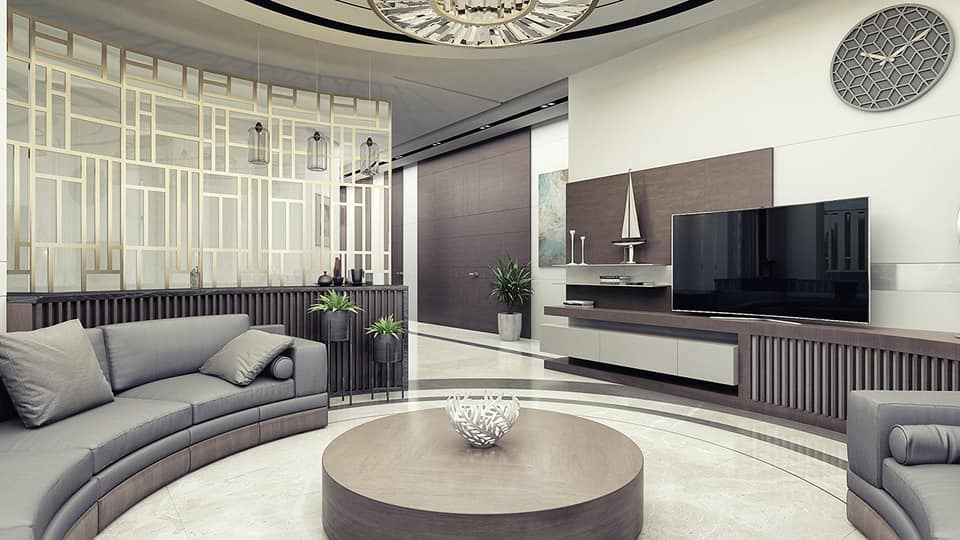 THE CIRCULAR LIVING ROOM Year: 2018... - Interiors baffoli