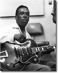Oscar Moore American jazz guitarist with Nat King Cole Trio
