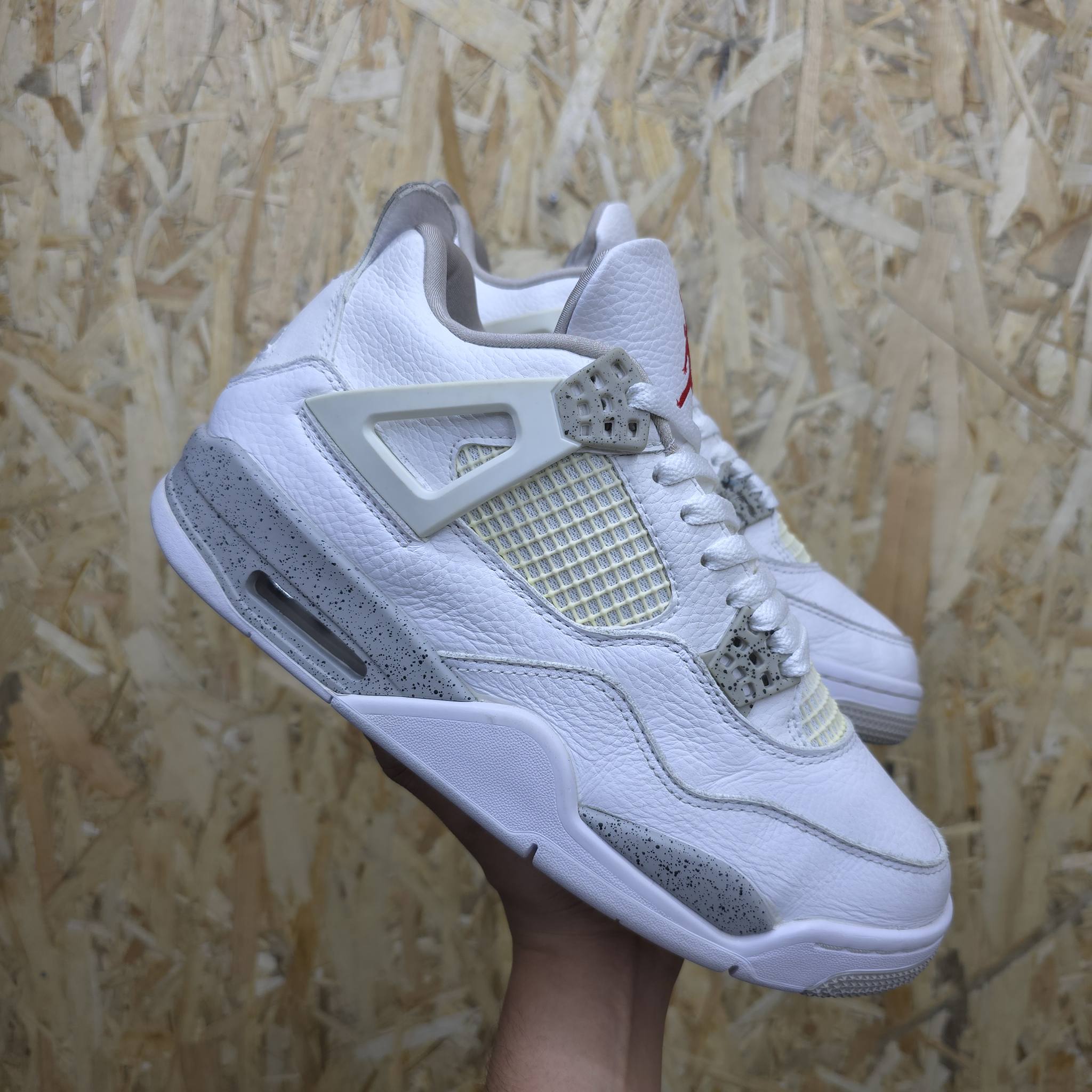 Jordan 4 Retro White Oreo Talla 9.5us, 27.5cm Originales 10/10