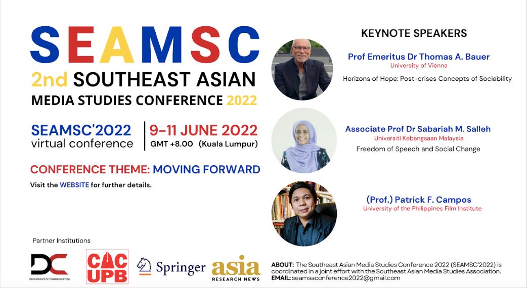 WELCOME TO THE... - Southeast Asian Media Studies Association | Facebook