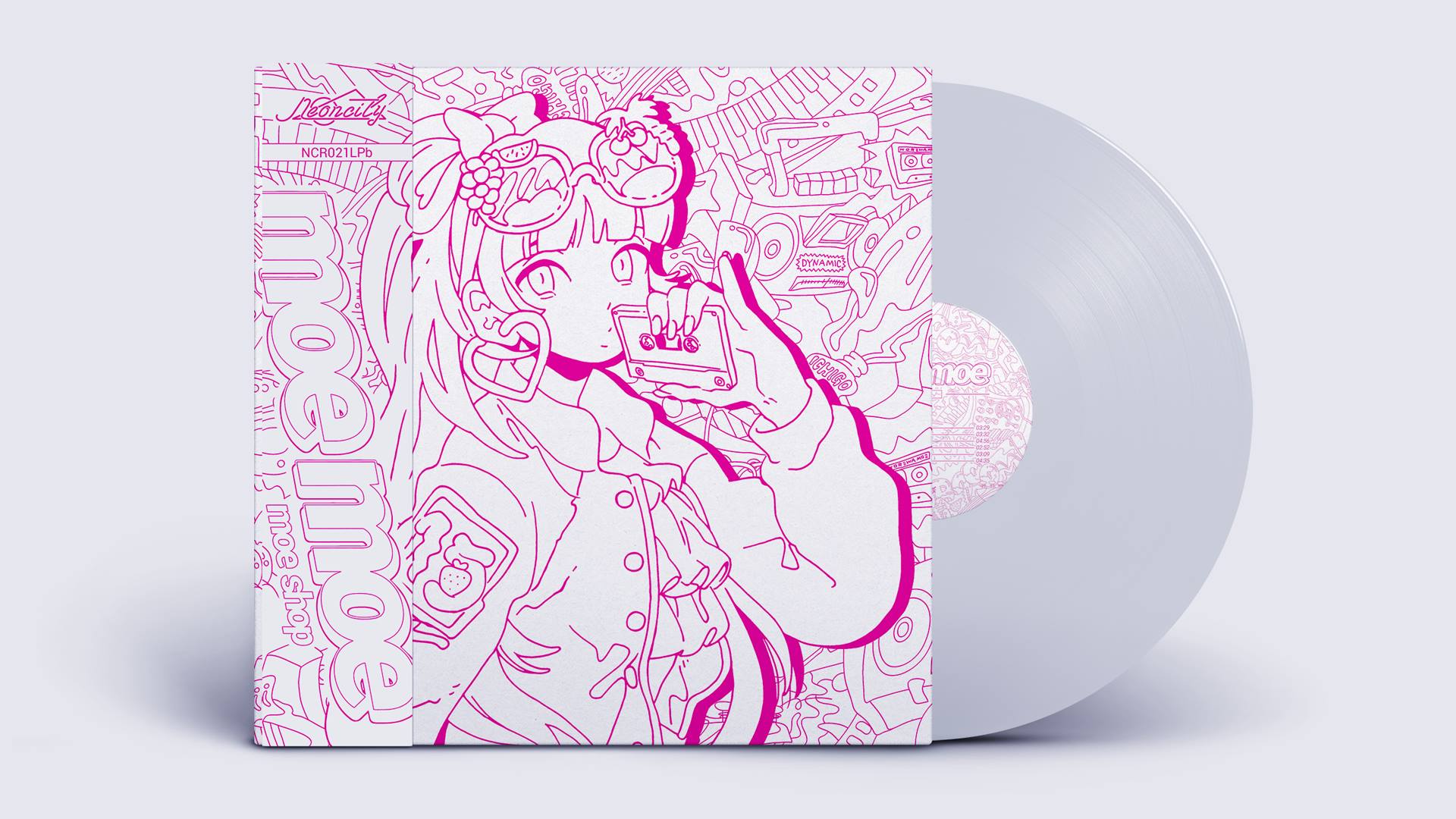 500 copies of Moe Shop - Moe Moe second edition clear vinyl will