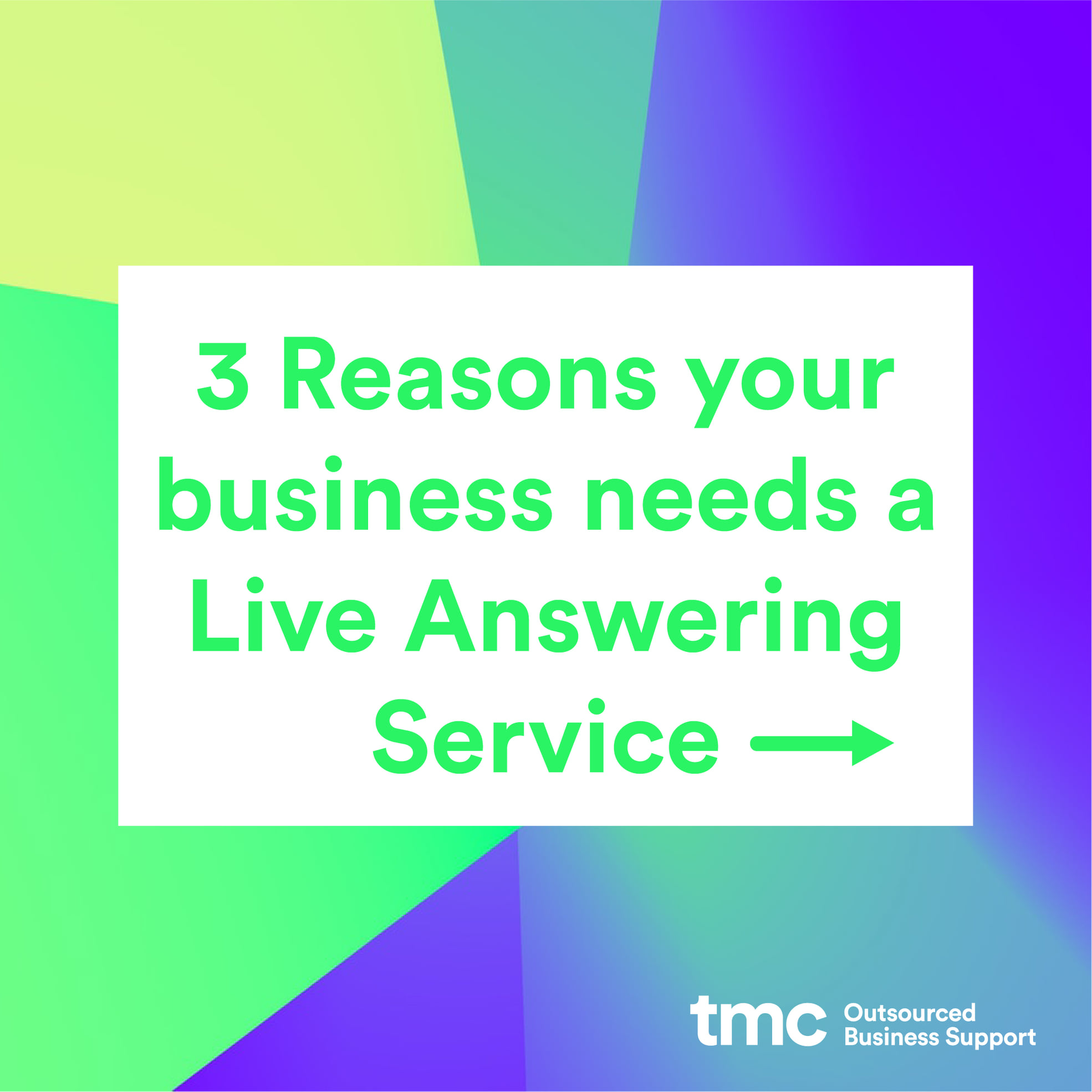 3 Reasons your business... - TMC Outsourced Business Support