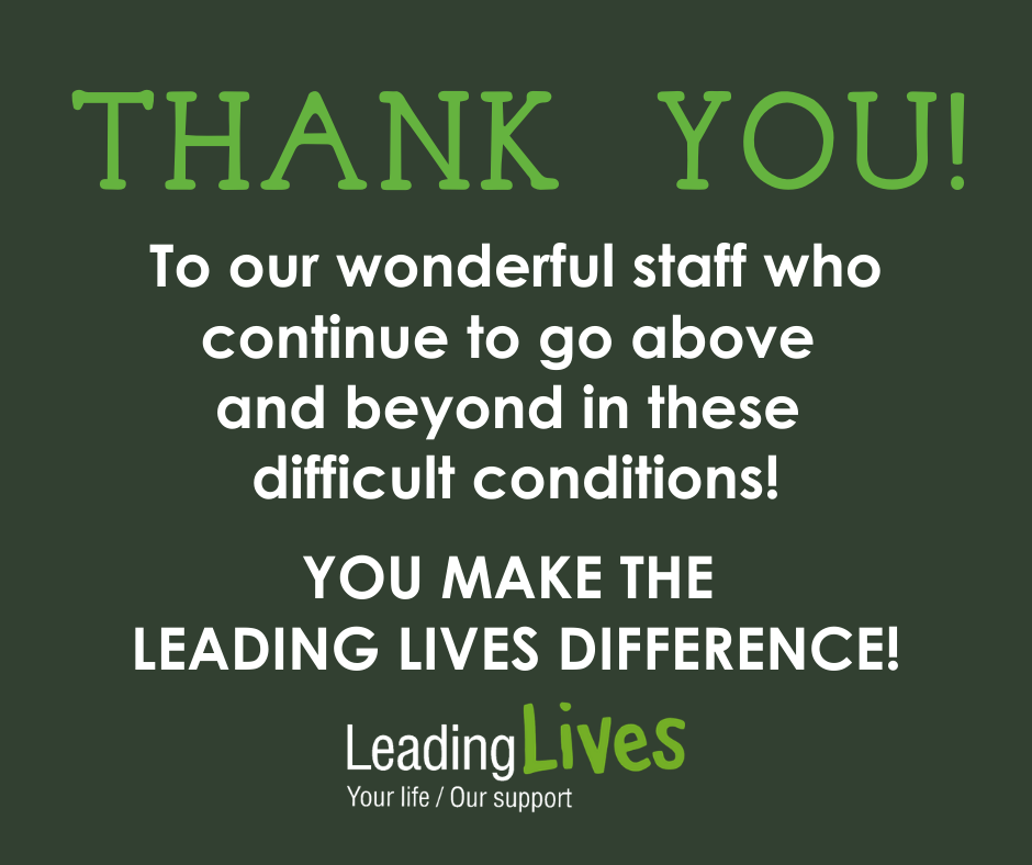 Leading Lives - Appreciation post for our amazing staff... | Facebook