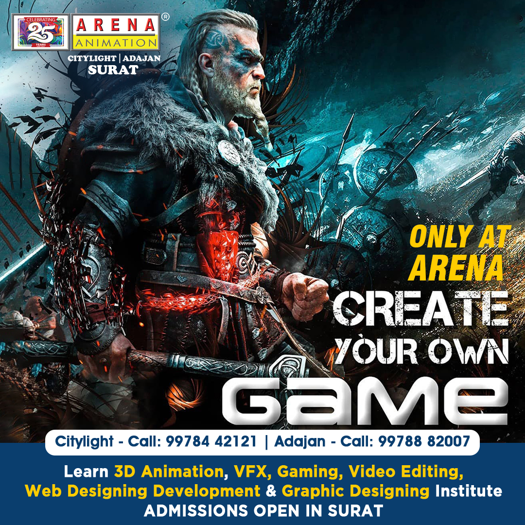 Arena Animation Surat - Ever wondered about how the stunning 3D Gaming ...