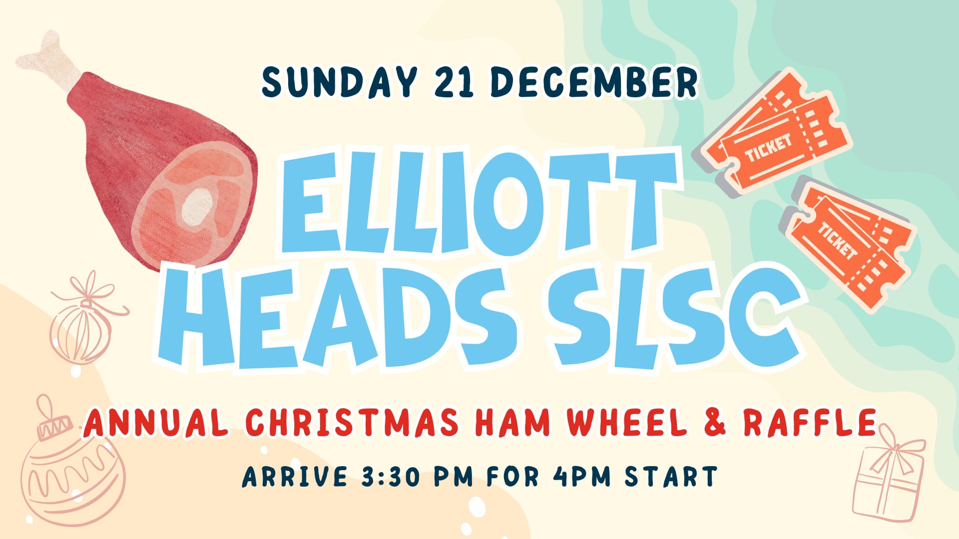 Elliott Heads Ham Wheel and Major Raffles