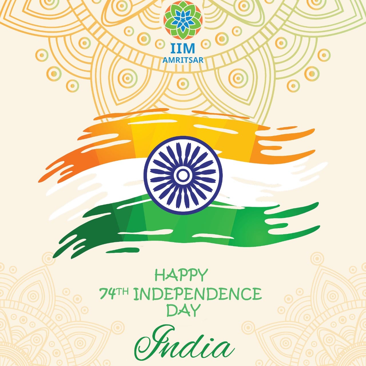 IIM Amritsar - On the occasion of 74th Independence Day,...