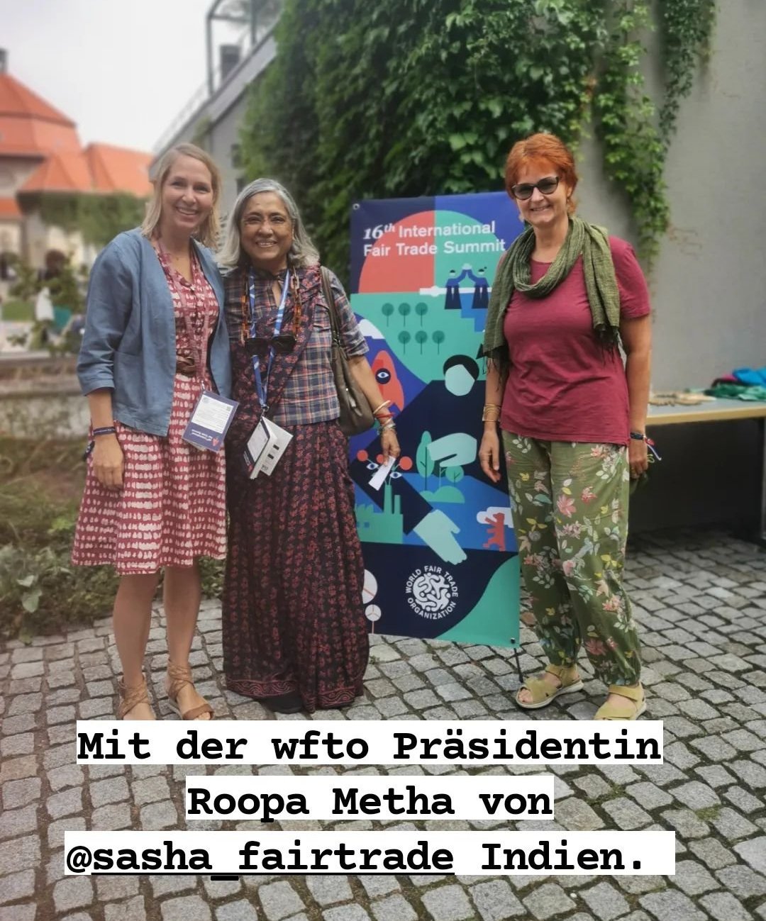 Weltladen Baden - Nach 5 Jahren gab es ein Wiedersehn mit Roopa Metha ...