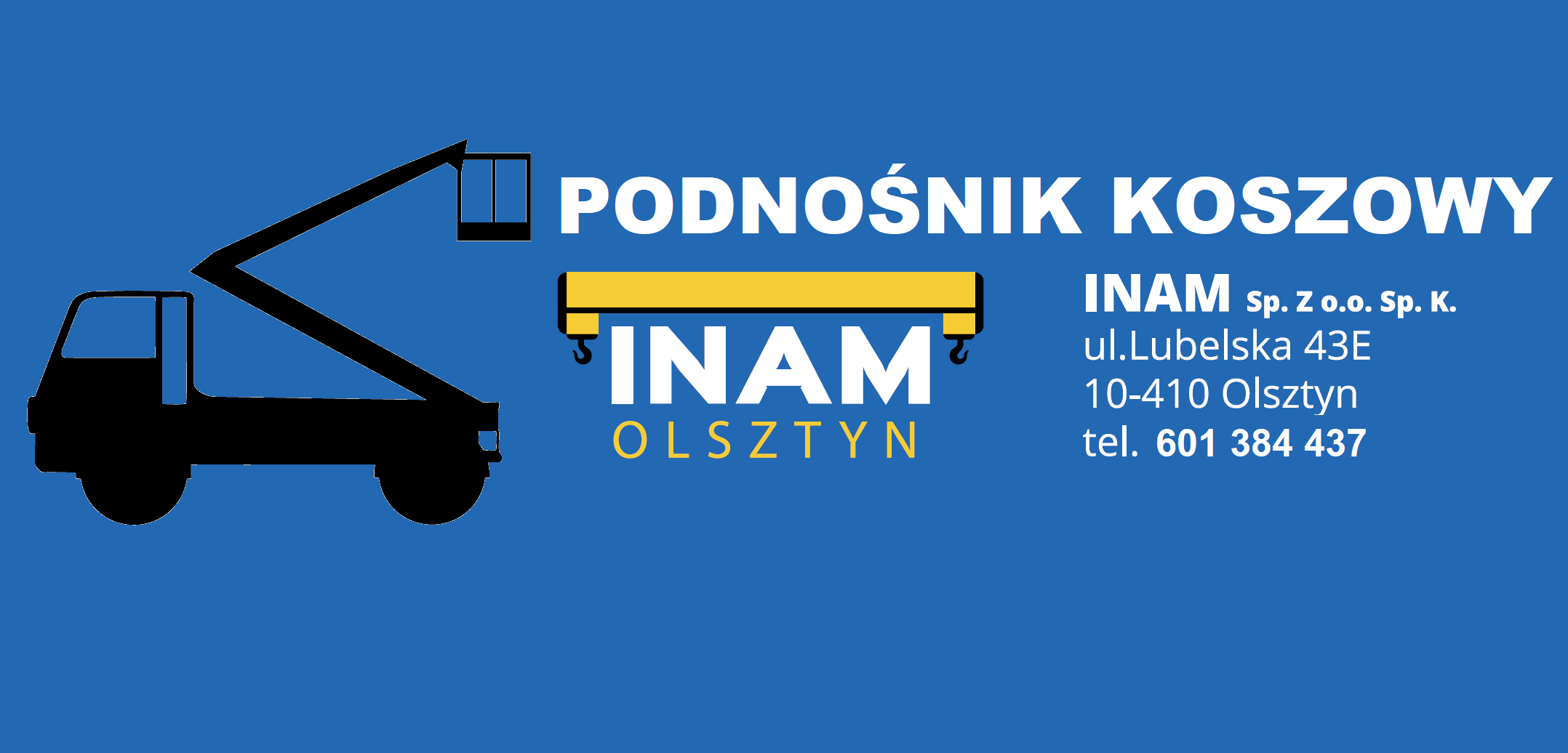 Podnośnik koszowy INAM Olsztyn | Olsztyn
