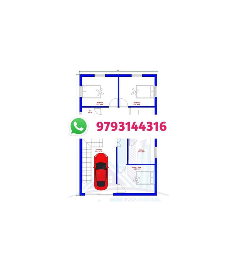 HOME NAKSHA GROUP | Required 2D Plan drawing South facing 2 bedroom ...