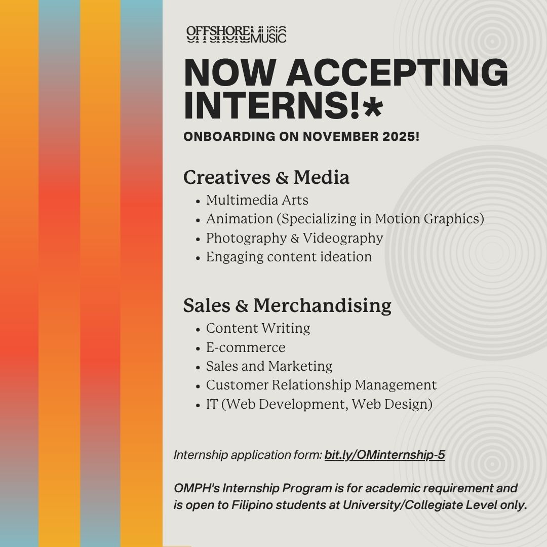 Internships & OJT Hiring Philippines | INTERNSHIP CALLOUT | Facebook