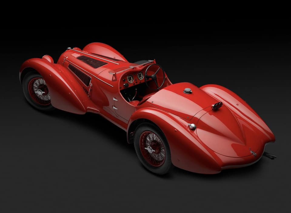 1938 Fiat 1500 Spider MM concept by Zagato