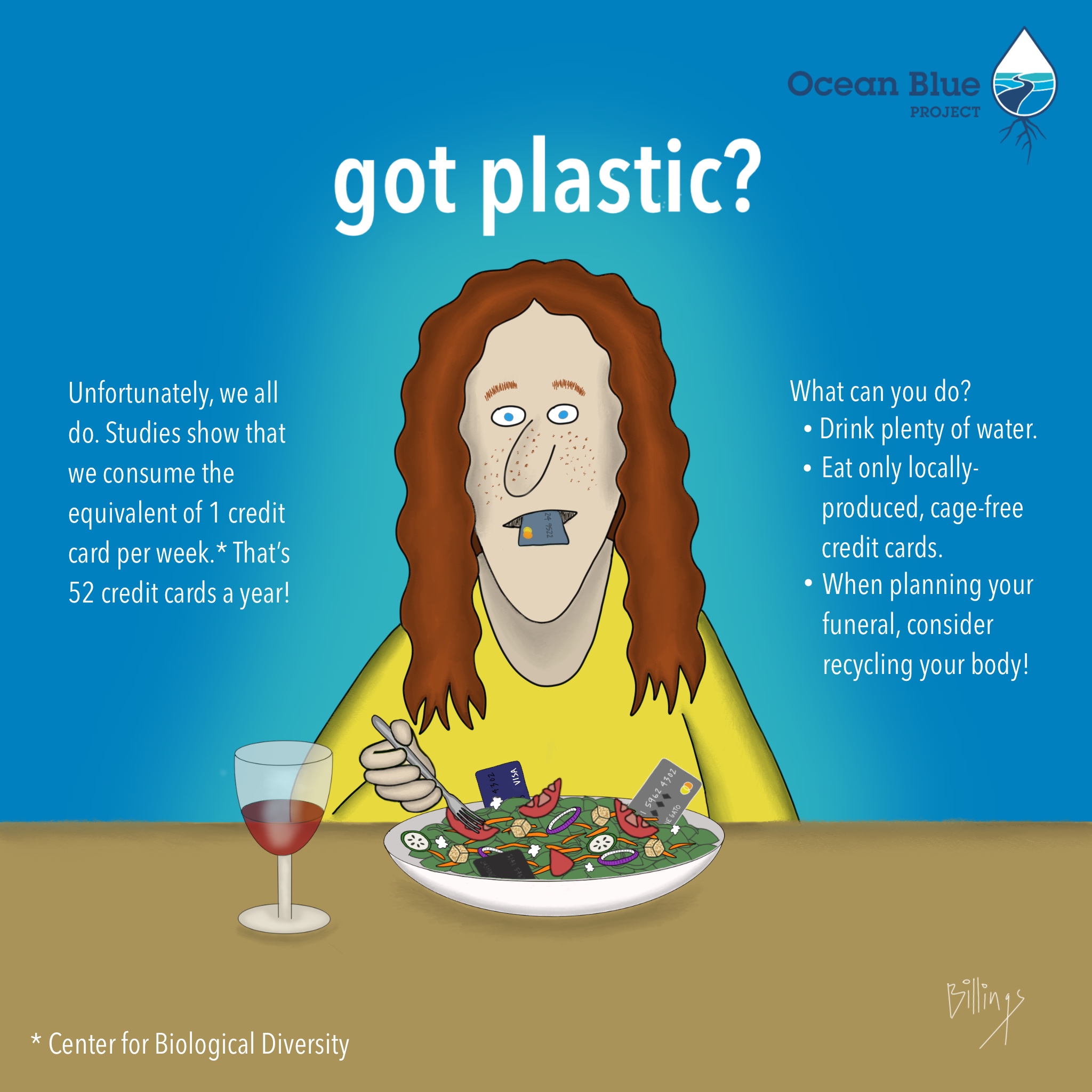 Ocean Blue - 🚫🍴 WARNING: Invisible plastic fibers have...