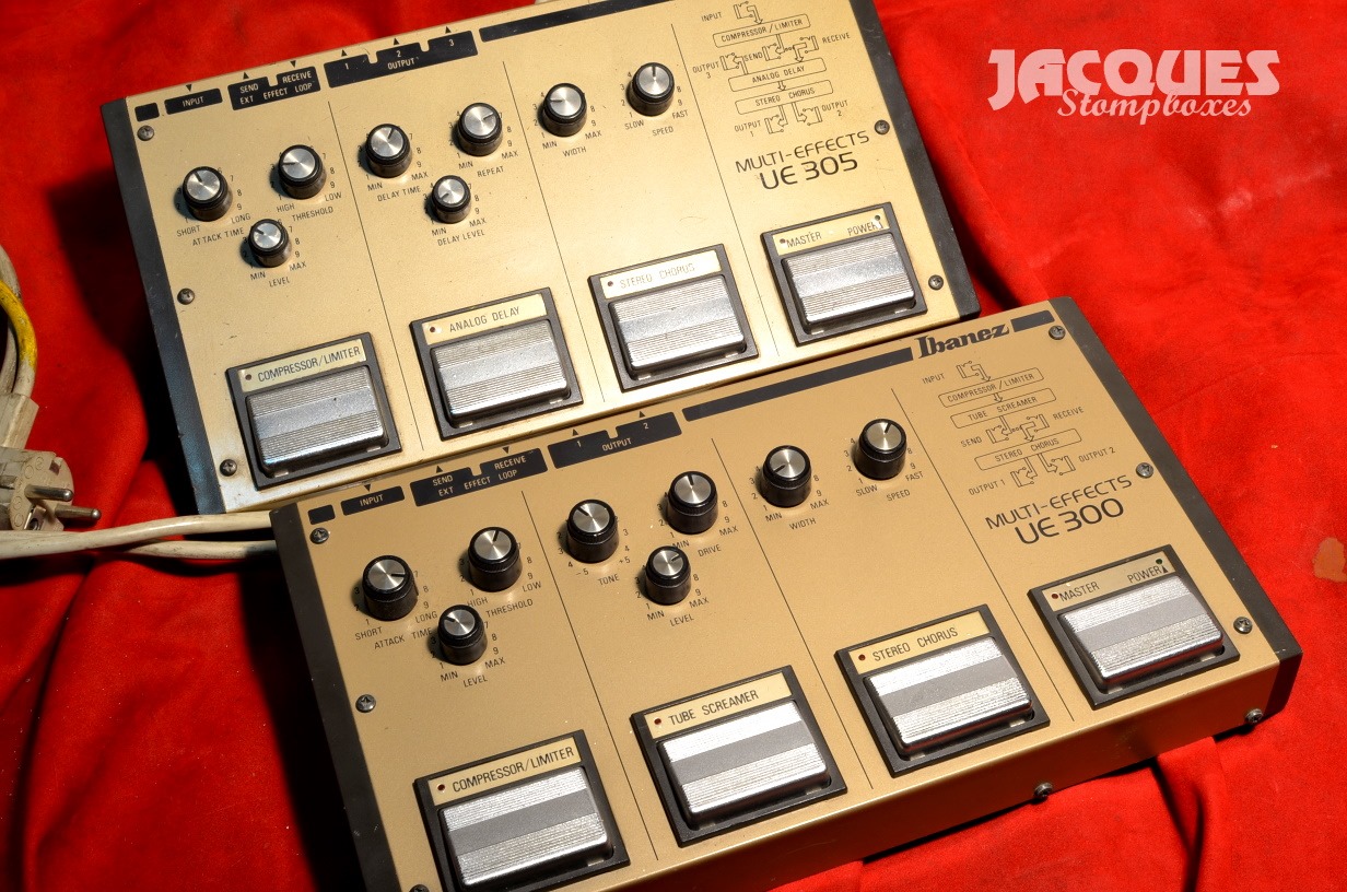 Inside of Ibanez/Maxon UE400 - analog sound multieffect for guitar.