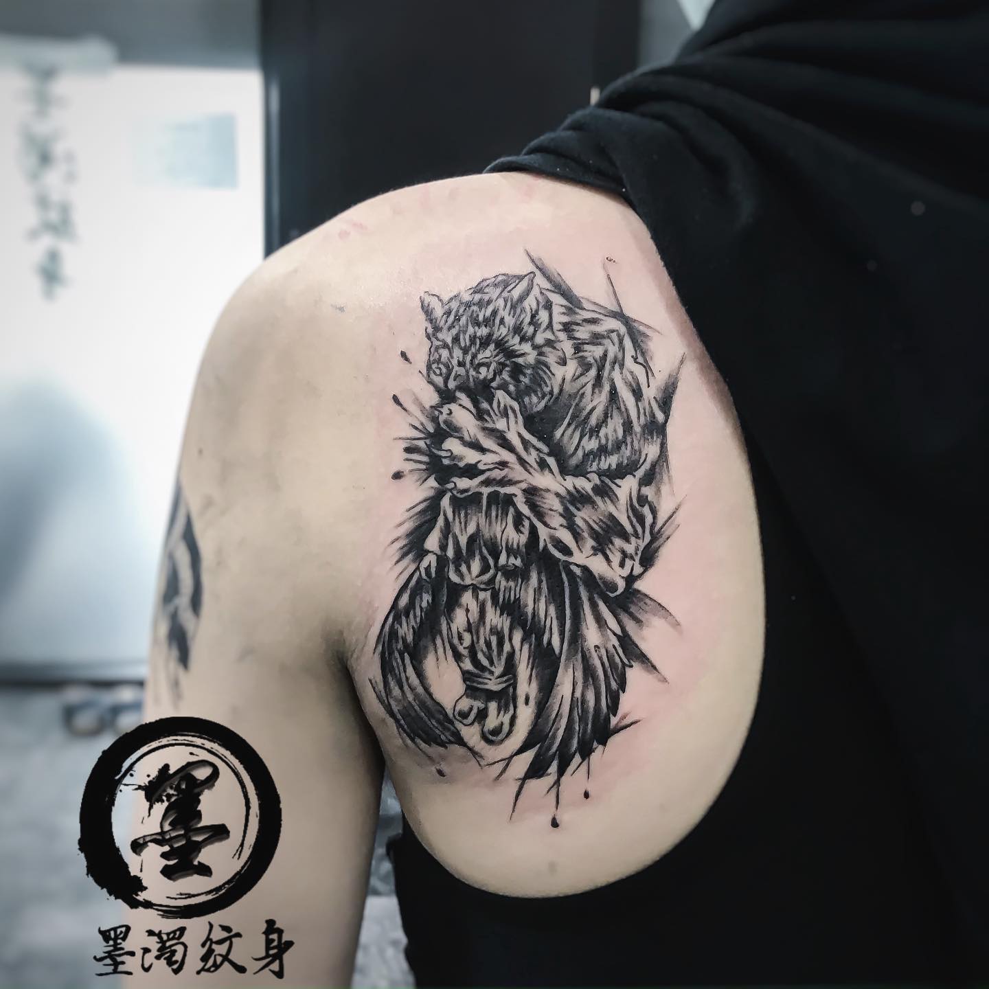 墨濁紋身 - #刺青 #紋身 #高雄刺青 #老虎刺青 #背刺青 #刺青女子 #新美式 #美式刺青 #小圖刺青 #小圖紋身 #小圖 #微刺青 ...