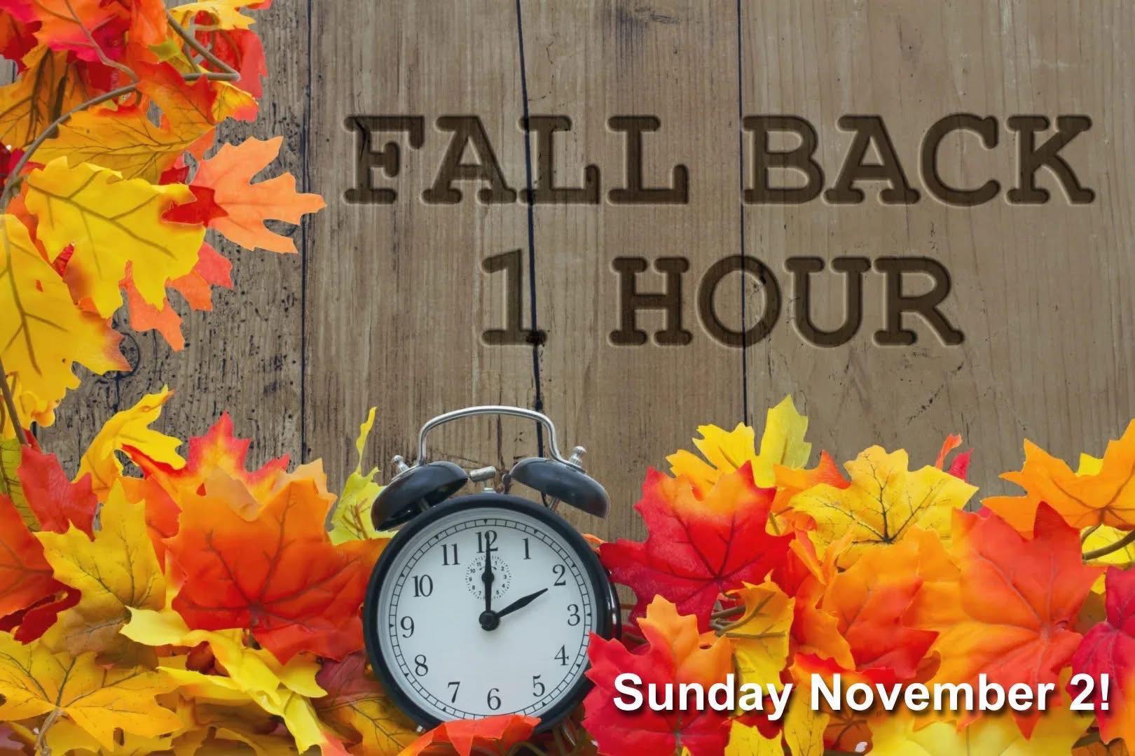 Capron Methodist Church | DON’T FORGET TO SET YOUR CLOCKS BACK TONIGHT ...