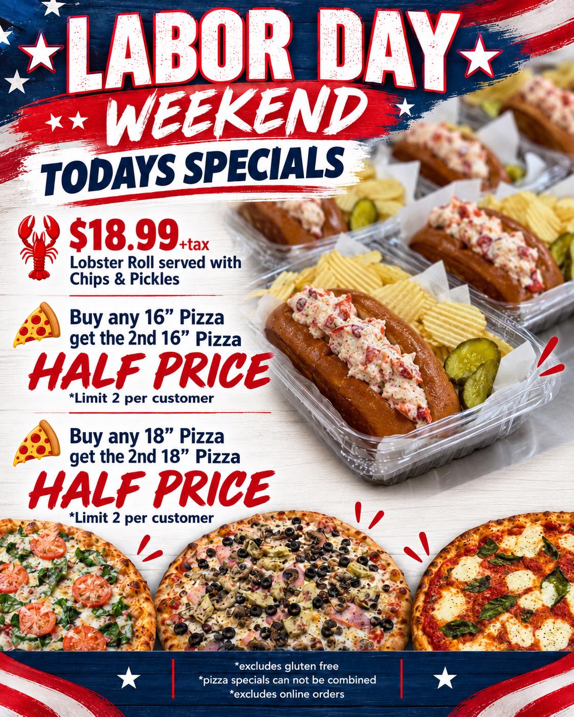 🎉 IT'S THE WEEKEND! 🍕🍗 Don't forget to order your favorite food