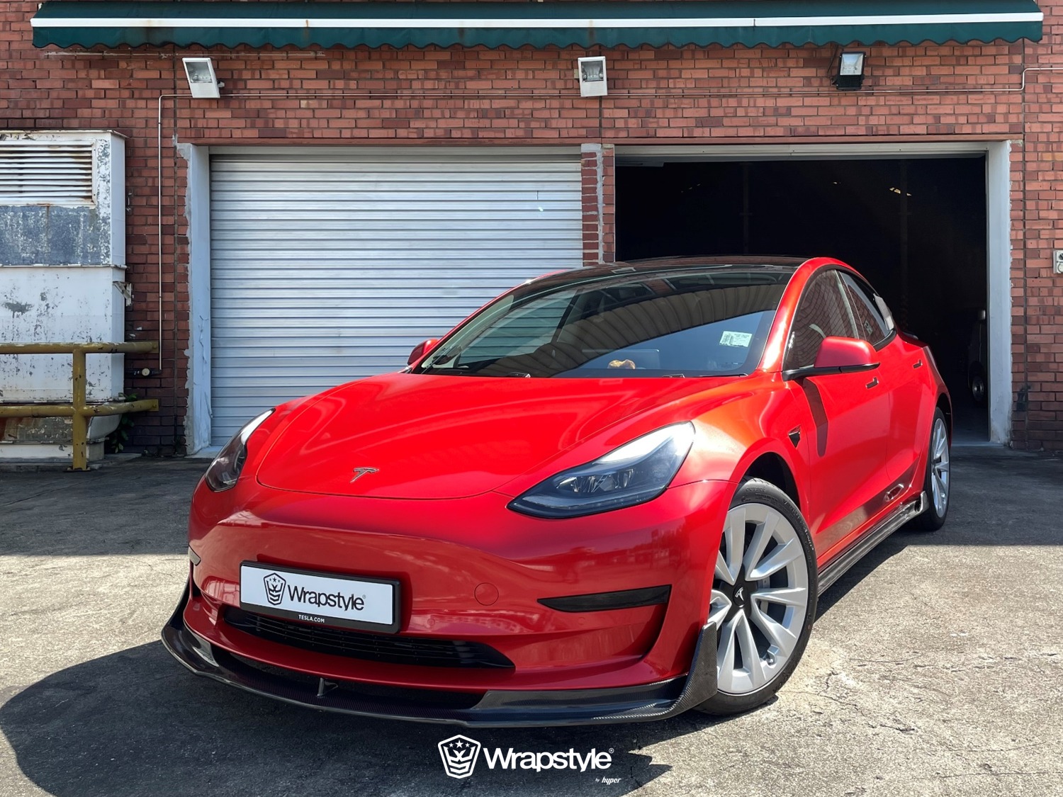 Tesla Model 3 wrapped in... - WrapStyle Singapore by Hyper 21