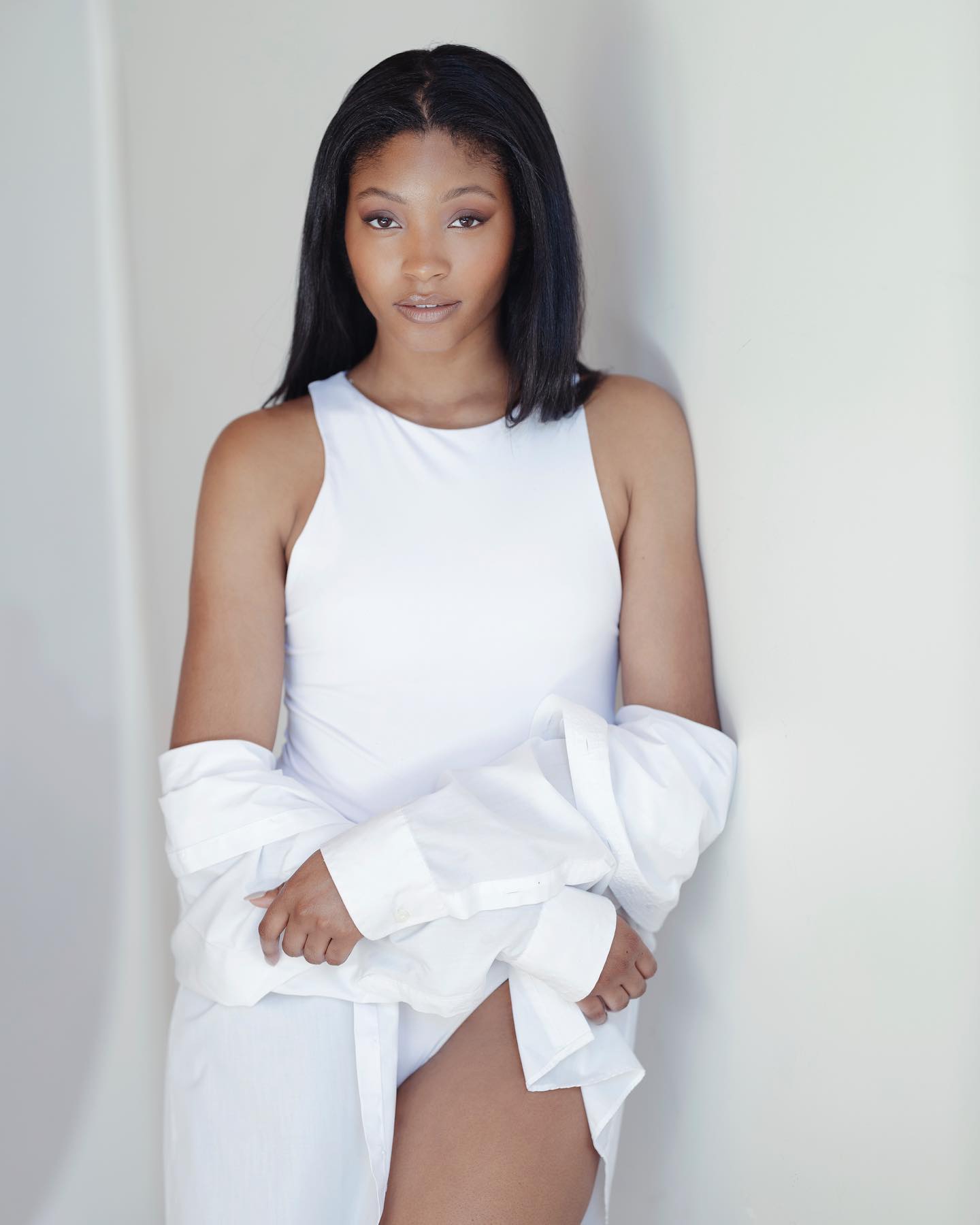 The angel in white. 👼 • MORGAN... - Rune Model Management