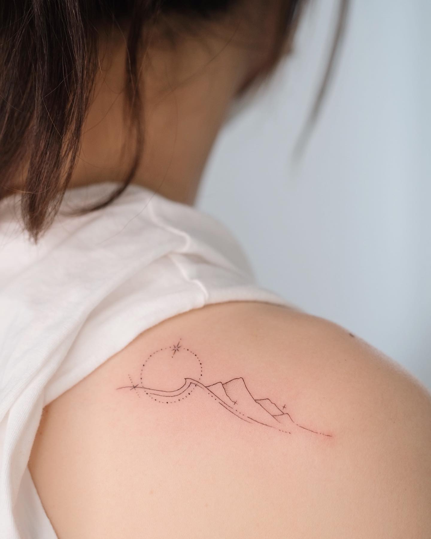 ภูเขา คลื่น พระอาทิตย์... - Little ink tattoo studio | Facebook