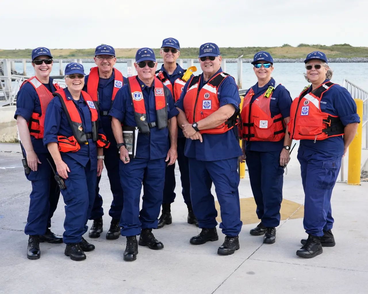 U.S. - Our space launch support crew prior to the liftoff of ...