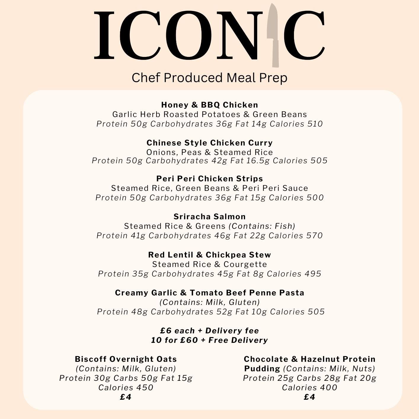 Iconic Meal Prep | Oban