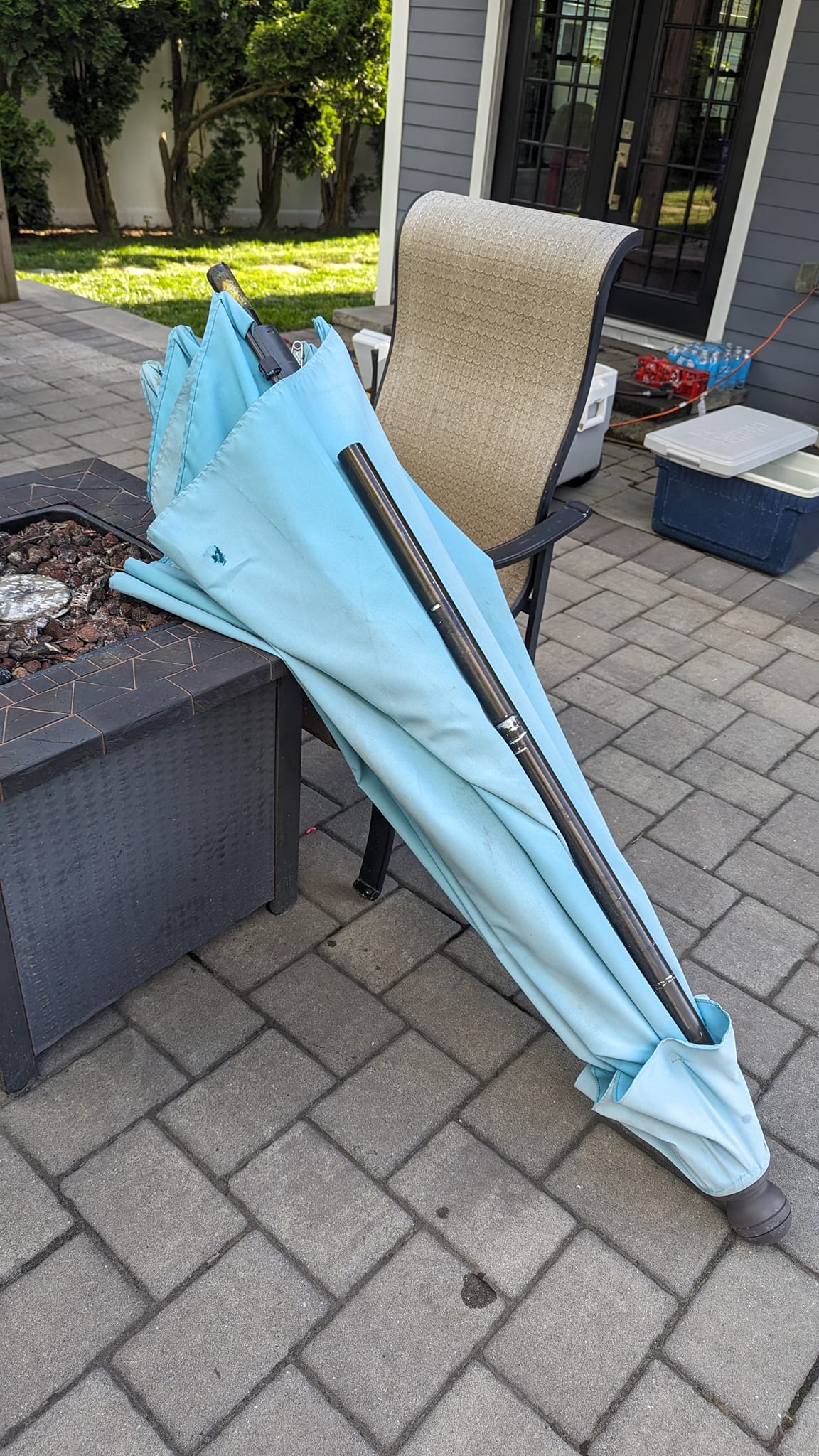 cinzano 9 foot patio umbrella 9-Foot Outdoor -Hexagonal Basic Push-Tilt brightly colored 8 foot market umbrella 8ft Cinzano Deluxe Beach and