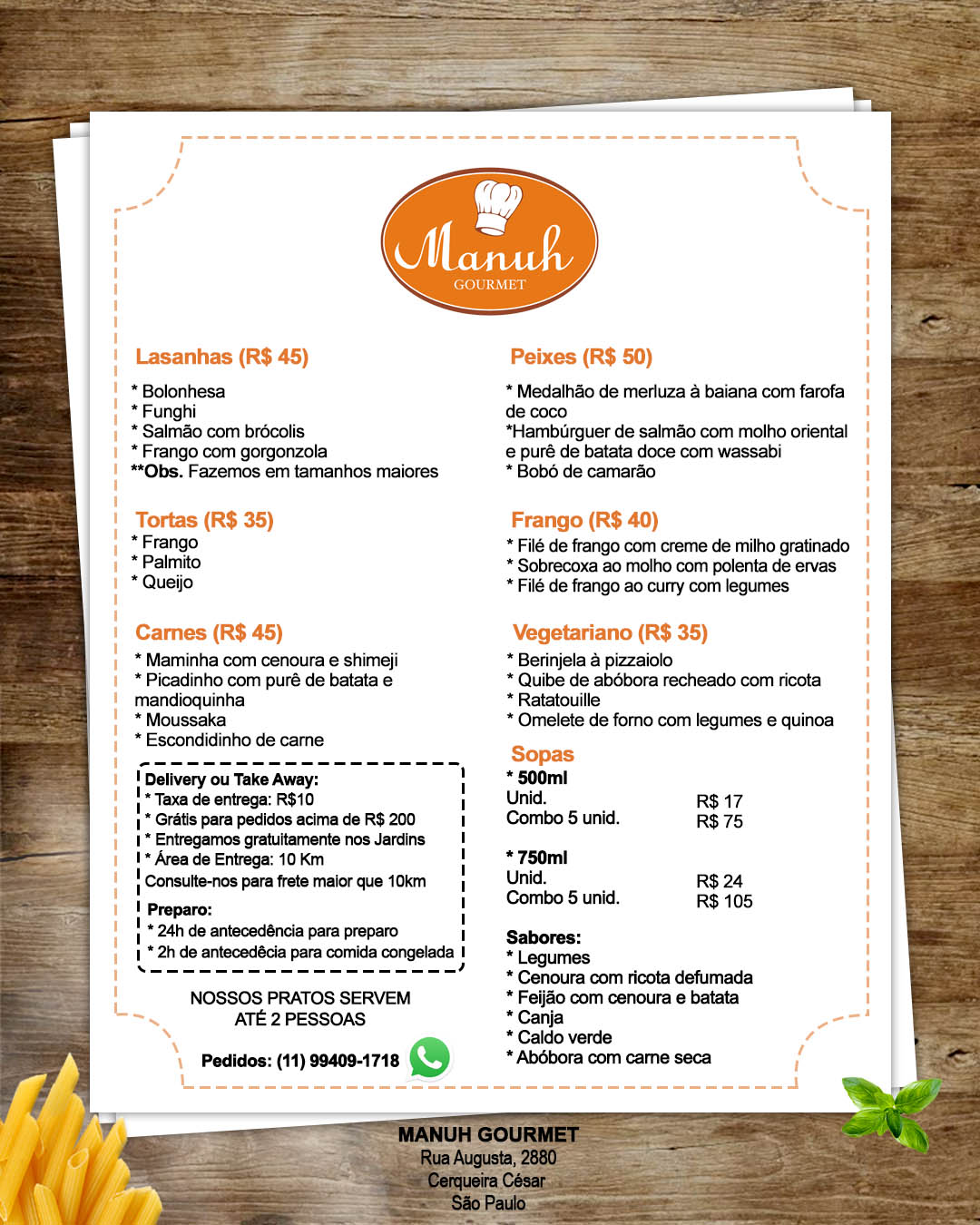 Manuh Gourmet | São Paulo SP