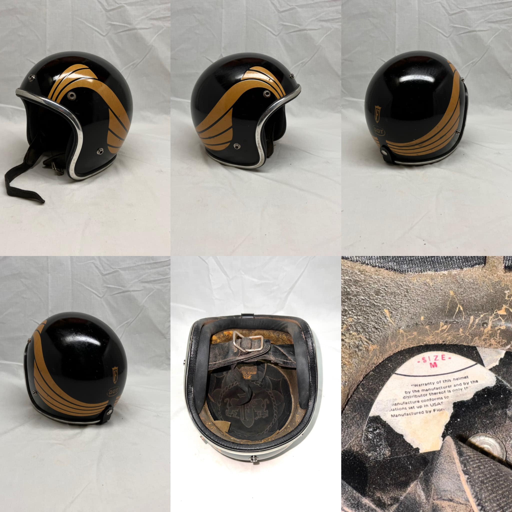 1970s Vintage Arthur Fulmer AF40 helmet. size small. good