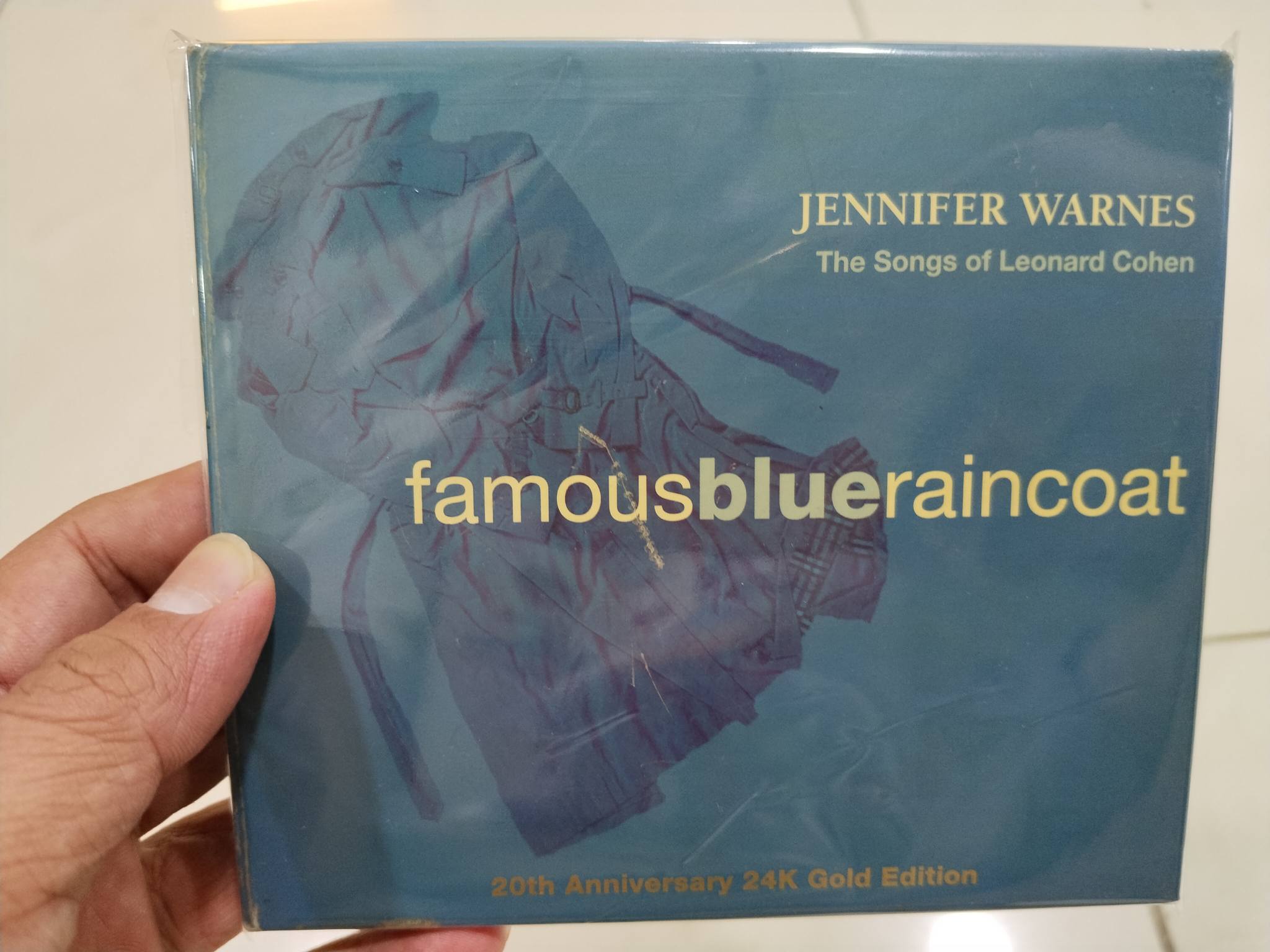 Jennifer Warnes famous blue raincoat 20th anniversary 24K gold edition